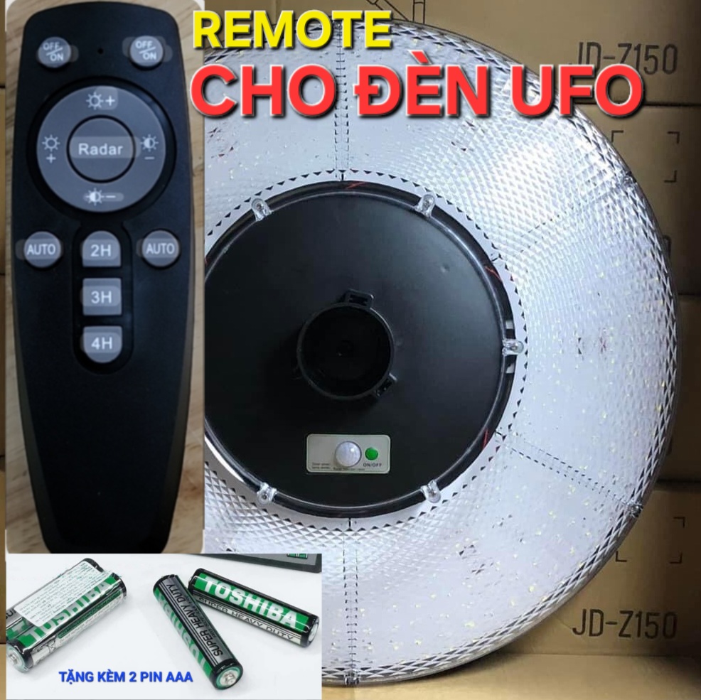 REMOTE ĐIỀU KHIỂN ĐÈN NĂNG LƯỢNG MẶT TRỜI UFO1000