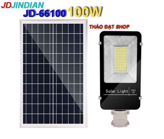 ĐÈN NĂNG LƯỢNG MẶT TRỜI CHÍNH HÃNG JINDIAN JD-66100 (100W)