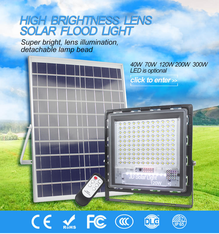 ĐÈN NĂNG LƯỢNG MẶT TRỜI CHÍNH HÃNG JINDIAN JD-740 (40W)