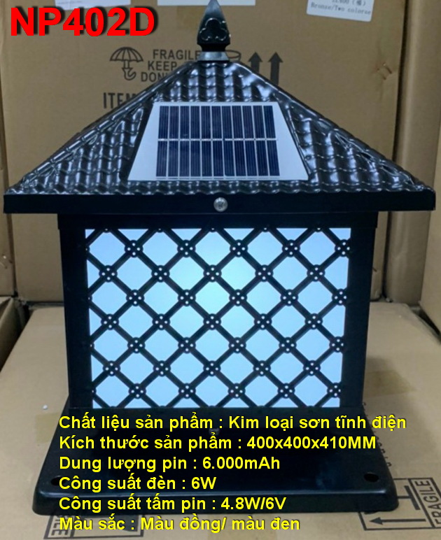 ĐÈN TRỤ CỔNG NP402