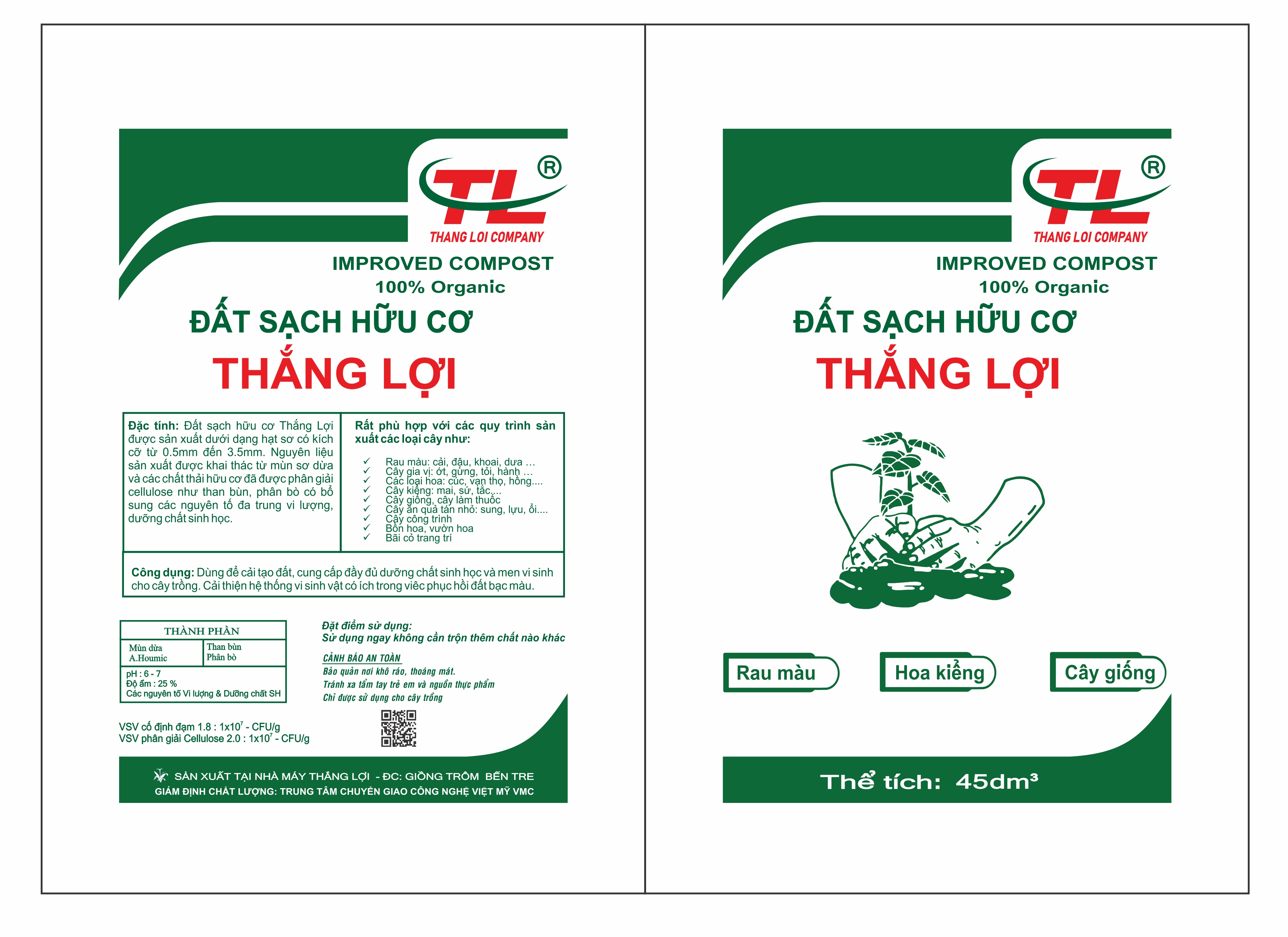 BAO ĐẤT SẠCH HỮU CƠ