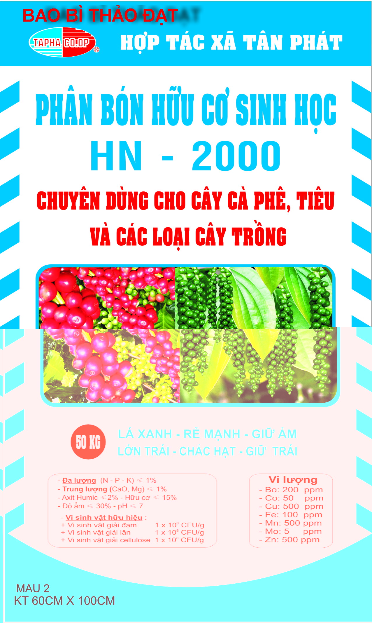 BAO HỮU CƠ SINH HỌC