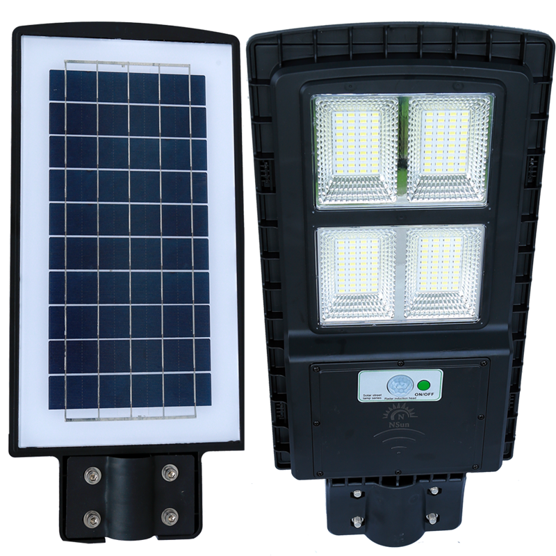 ĐÈN LED NĂNG LƯỢNG MẶT TRỜI 60W NSUN CẢM BIẾN THÔNG MINH 806-60